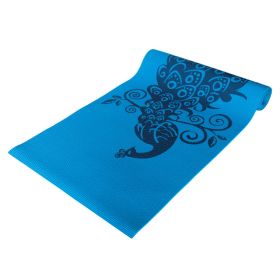 Extra Thick Yoga & Pilates Mats - Prints - Himalaya - Blue