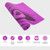 Extra Thick Yoga & Pilates Mats - Prints - Peacock Feather - Purple
