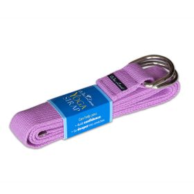 Cloth Yoga Strap - Lilac - 6ft.
