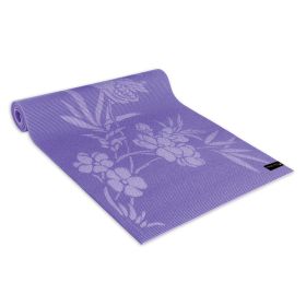 Extra Thick Yoga & Pilates Mats - Prints - Love Birds - Lavender