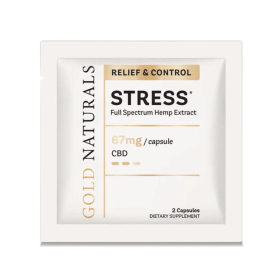 Stress Soft Gels – Full-Spectrum Hemp Extract Capsules with CBD + CBN for Calm & Focus - Natural Stress & Anxiety Relief (Strength: Medium, size: 2 PACK)